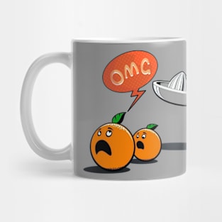 OMG funny orange Mug